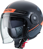 Caberg Uptown Loft Jet Helm,  zwart-oranje,  afmeting S