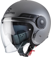 Caberg Uptown Matt-Gun Jet helm,  zwart-grijs,  afmeting S