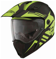 Caberg Xtrace Lux Enduro helm Zwart Geel S
