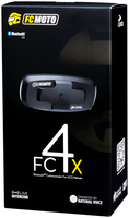 Cardo FC4X FC-Moto Edition Bluetooth Communicatiesysteem Single Pack,  zwart voor man