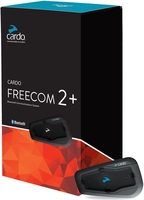 Cardo Freecom 2+ Duo Communicatiesysteem Double Pack,  zwart
