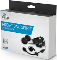 Cardo Freecom/Spirit HD Tweede helm uitbreidingsset,  zwart voor man