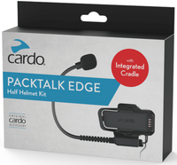 Cardo Packtalk Edge Jet helm/halve helm uitbreidingsset,  zwart voor man
