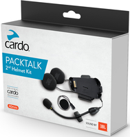 Cardo Packtalk JBL Tweede Helm Uitbreidingsset,  zwart voor man