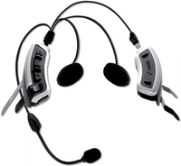 Cardo Scala Rider SHO-1 Power Dubbele Pack Shoei communicatiesysteem,  zwart