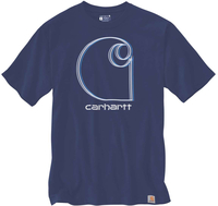 Carhartt C Graphic T-shirt,  blauw,  afmeting L