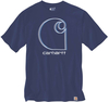 Carhartt C Graphic T-shirt,  blauw,  afmeting M