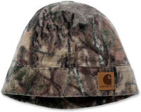 Carhartt Camo Fleece muts Groen Bruin Eén maat
