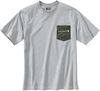 Carhartt Camo Pocket Graphic T-shirt,  grijs,  afmeting 2XL