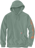 Carhartt Midweight Sleeve Logo Hoodie,  groen,  afmeting 2XL