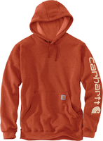 Carhartt Midweight Sleeve Logo Hoodie,  oranje,  afmeting S