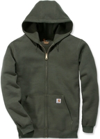 Carhartt Midweight Zip Hoodie,  groen,  afmeting XL