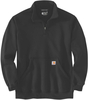 Carhartt Quarter-Zip Sweatshirt,  zwart,  afmeting 2XL voor man