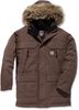 Carhartt Quick Duck Sawtooth Parka,  bruin,  afmeting XL