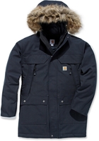 Carhartt Quick Duck Sawtooth Parka,  zwart,  afmeting 2XL