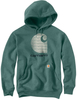 Carhartt Rain Defender C Logo Hoodie,  groen,  afmeting 2XL