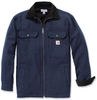 Carhartt Rain Defender Pawnee Zip Shirt,  blauw,  afmeting 2XL