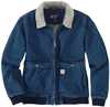 Carhartt Relaxed Fit Denim Sherpa Dames Jas,  blauw,  afmeting L voor vrouw