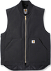 Carhartt Relaxed Fit Firm Duck Insulated Rib Collar Vest,  zwart,  afmeting 2XL voor man