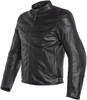 Dainese Bardo Motorfiets lederen jas,  zwart,  afmeting 56