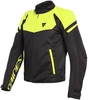 Dainese Bora Air Tex Motorfiets textiel jas,  zwart-geel,  afmeting 58