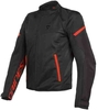 Dainese Bora Air Tex Motorfiets textiel jas Zwart Rood 60
