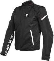 Dainese Bora Air Tex Motorfiets textiel jas Zwart Wit 60