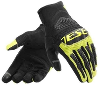 Dainese Bora Motorfiets handschoenen Zwart Geel XL