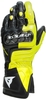 Dainese Carbon 3 Long Motorfiets handschoenen,  zwart-geel,  afmeting 3XL