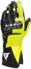 Dainese Carbon 3 Long Motorfiets handschoenen Zwart Geel XL