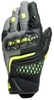Dainese Carbon 3 Short Motorfiets handschoenen,  zwart-grijs-geel,  afmeting 2XL