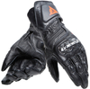 Dainese Carbon 4 Long Dames motorfiets handschoenen,  zwart-wit,  afmeting L voor vrouw