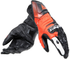 Dainese Carbon 4 Long Motorfiets handschoenen,  zwart-wit-rood,  afmeting 3XL