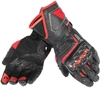 Dainese Carbon D1 Long Motorfiets handschoenen Zwart Rood 3XL