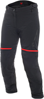 Dainese Carve Master 2 Dames motorfiets textiel broek,  zwart-rood,  afmeting 40 voor vrouw