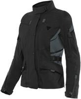 Dainese Carve Master 3 Gore-Tex Dames Motorfiets Textiel Jas,  zwart-grijs,  afmeting 38 voor vrouw