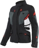 Dainese Carve Master 3 Gore-Tex Dames Motorfiets Textiel Jas,  zwart-grijs-rood,  afmeting 38 voor vrouw