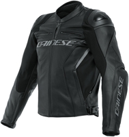 Dainese Racing 4 S/T Motorfiets lederen jas,  zwart,  afmeting M voor man