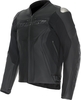 Dainese Racing 5 Motorfiets leren jas,  zwart,  afmeting 50 voor man