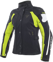 Dainese Rain Master D-Dry Women´s jas Zwart Geel 42