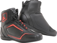 Dainese Raptors Motor schoenen,  zwart-rood,  afmeting 46