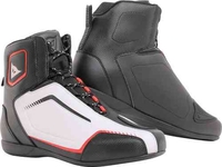 Dainese Raptors Motor schoenen Zwart Wit Rood 46