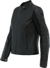 Dainese Razon 2 geperforeerd dames motorfiets lederen jas,  zwart,  afmeting 52 voor vrouw