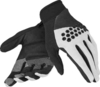 Dainese Rock Solid-D Motorfiets handschoenen Zwart Wit 2XS