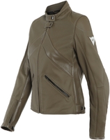 Dainese Santa Monica Geperforeerde Dames Motorfiets lederen jas,  bruin,  afmeting 38 voor vrouw