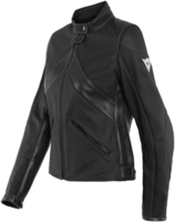 Dainese Santa Monica Geperforeerde Dames Motorfiets lederen jas,  zwart,  afmeting 38 voor vrouw