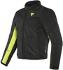 Dainese Sauris 2 D-Dry Motorfiets textiel jas,  zwart-geel,  afmeting 56
