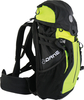 DANE Vertepac Melby Motorfiets rugzak,  zwart-geel,  afmeting 31-40l voor man