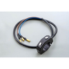 DAYTONA Corp. Externe CNC drukknophouder met 2 drukknoppen,  zwart,  voor 7/8 & 1 inch stuur,  zwart