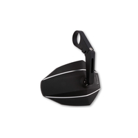 DAYTONA Corp. Stuureindspiegel D-7,  kort,  zwart